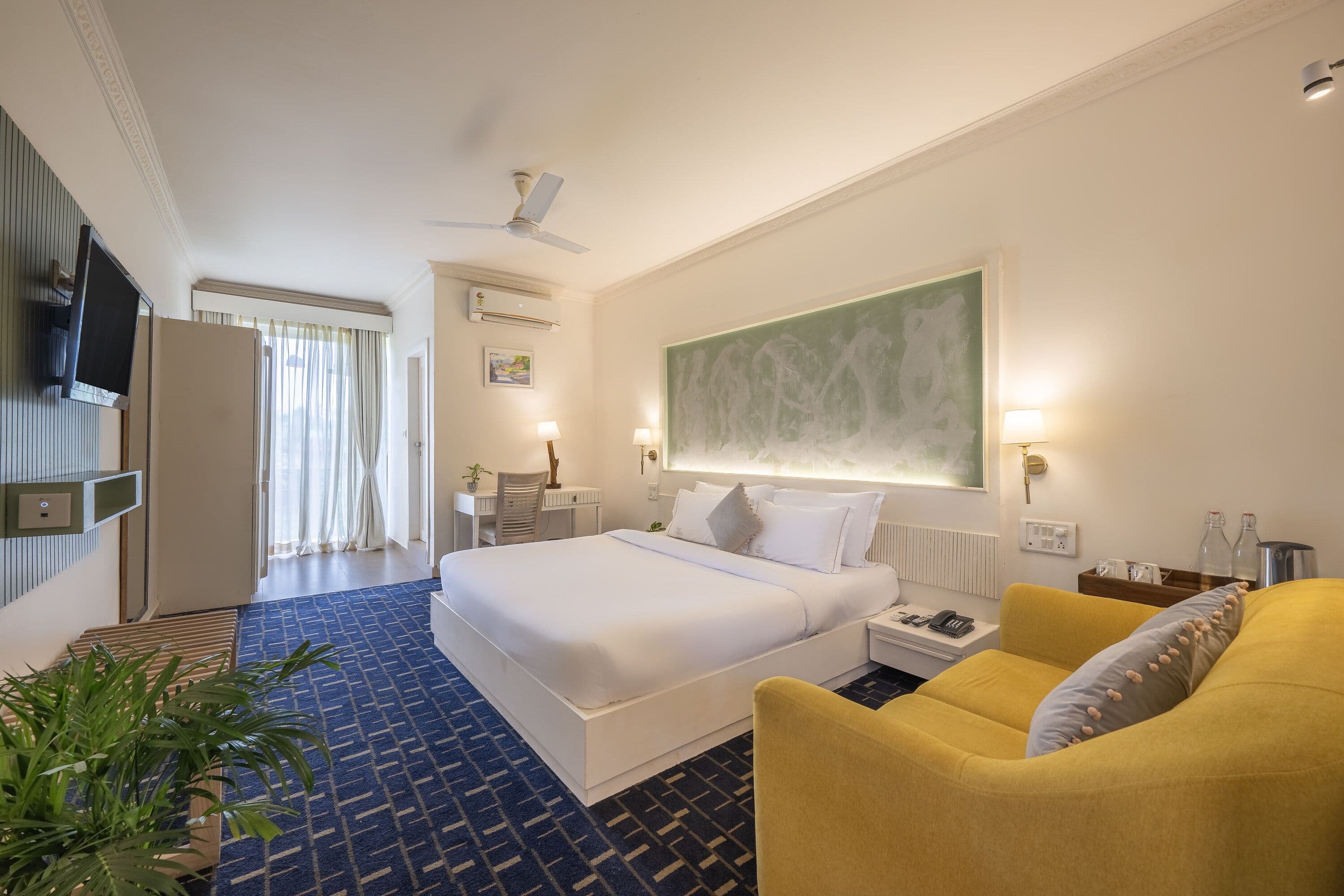 Explore Morjim Beach: Premier Standard Room, Ultimate Comfort