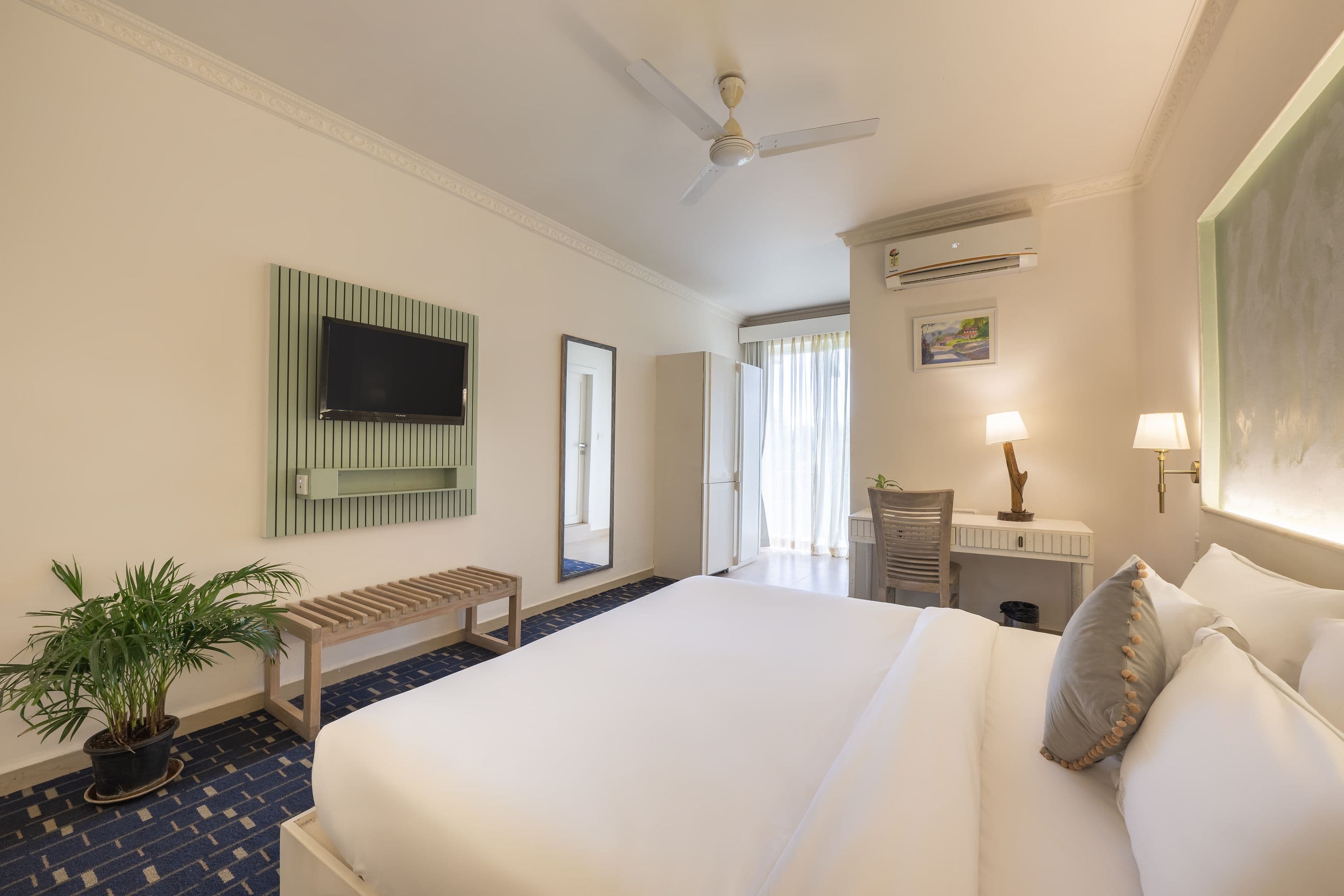 Explore Morjim Beach: Premier Standard Room, Ultimate Comfort
