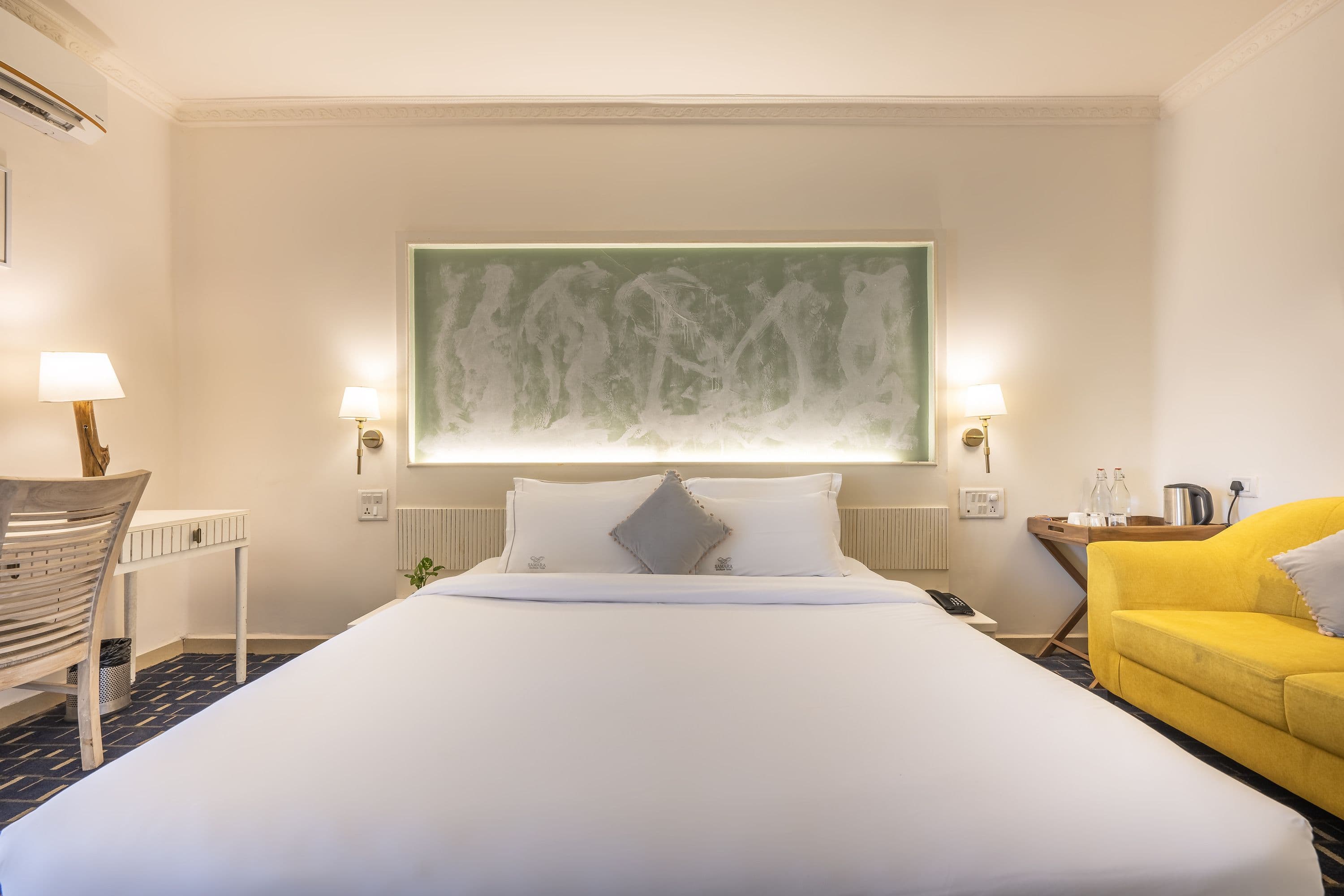 Explore Morjim Beach: Premier Standard Room, Ultimate Comfort