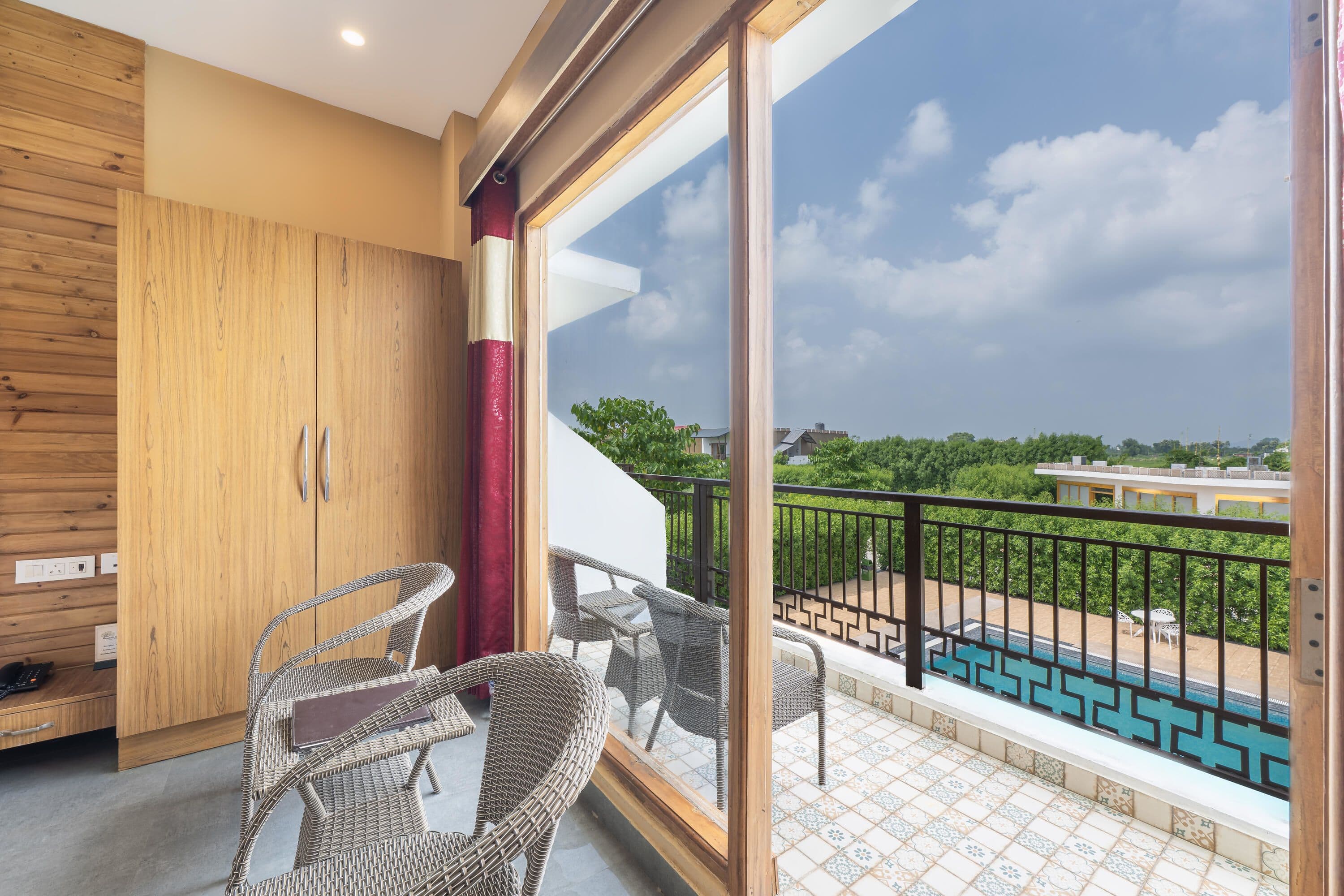 Deluxe Room with Balcony (Pool View)