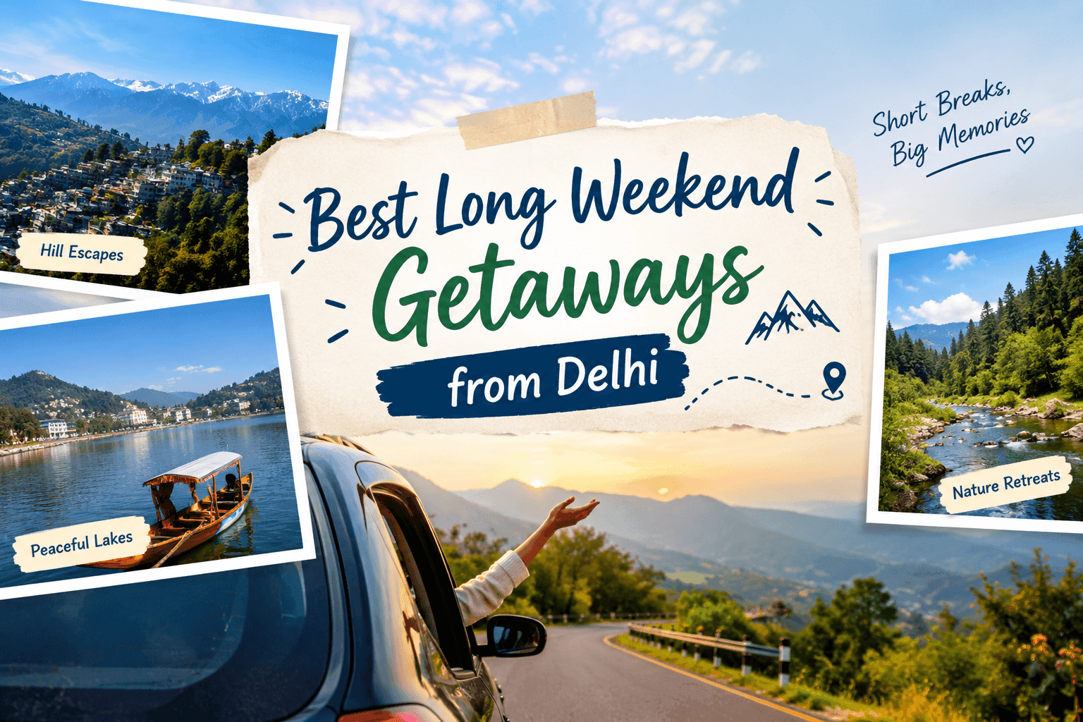 Best Road Trips from Delhi for Gandhi Jayanti 2026 Long Weekend
