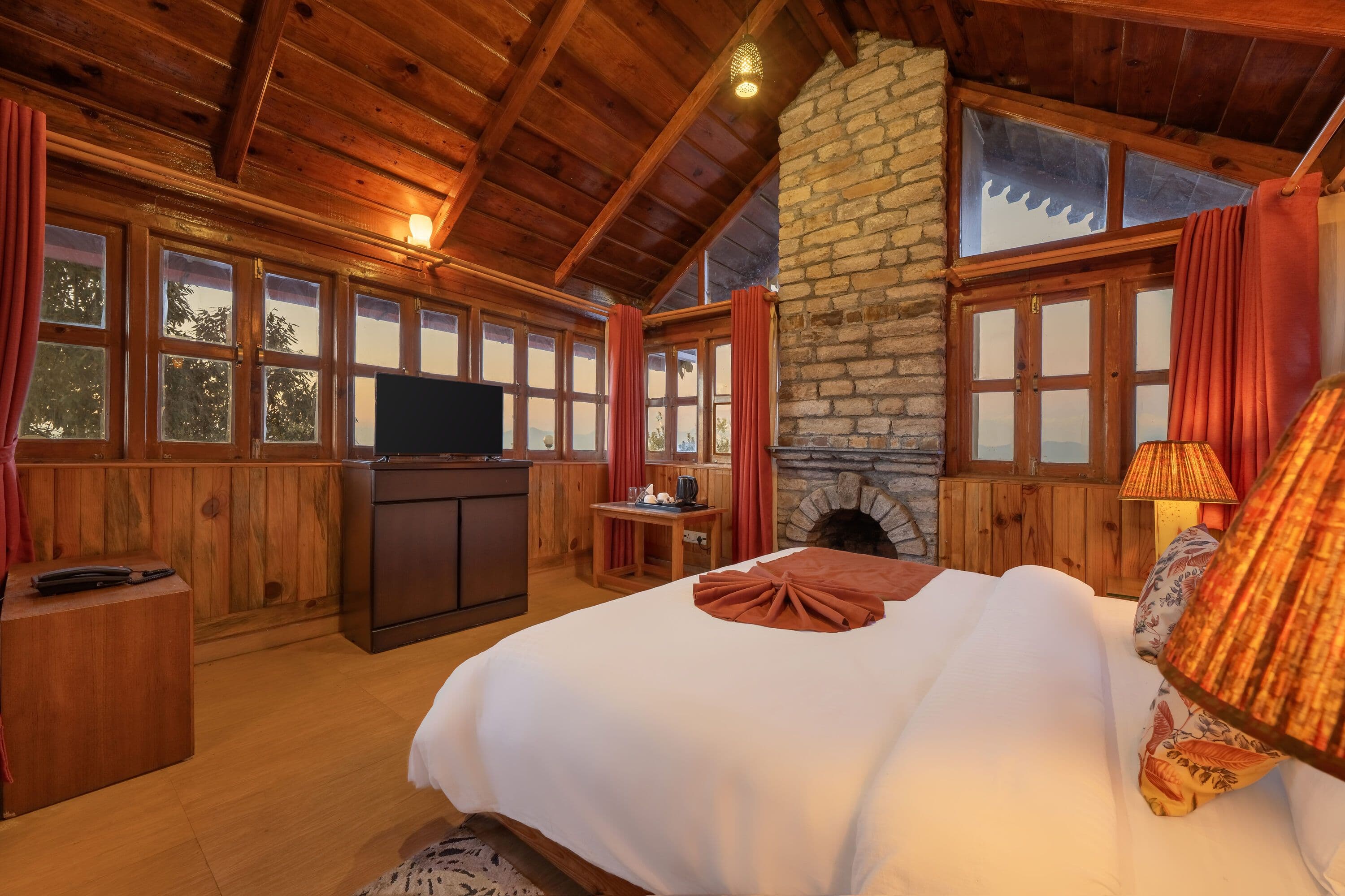 Attic Room with Private Terrace (Himalayan View)