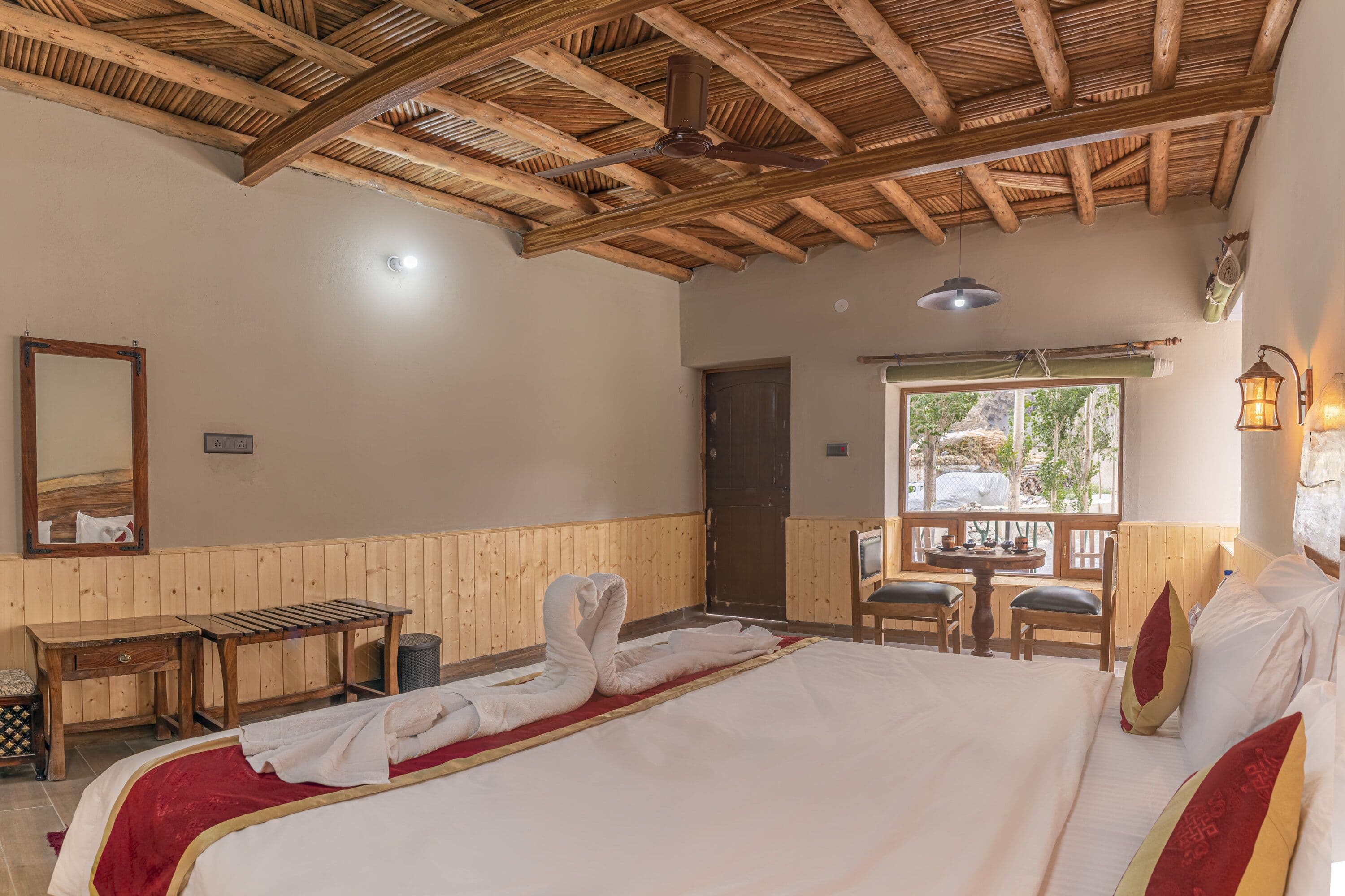 Mud Huts with Private Deck (Mountain View)
